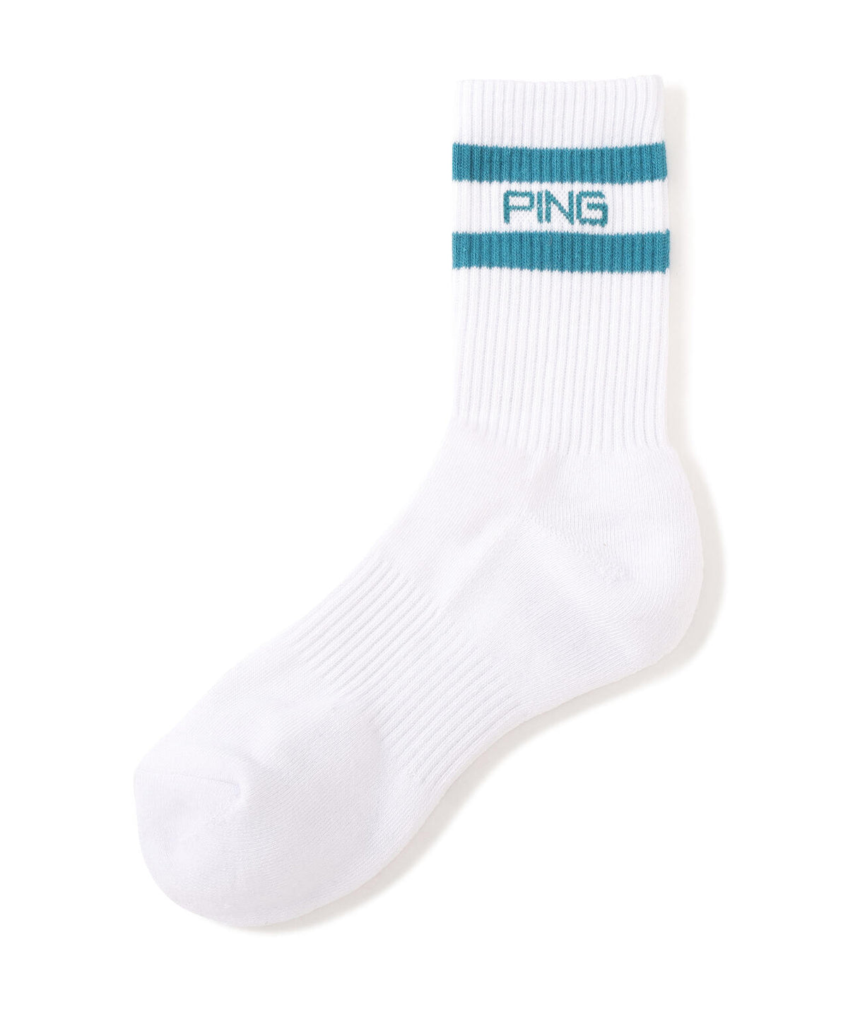【PING APPAREL】PINGロゴラインミドルソックス <PERFORMANCE> (MENS)