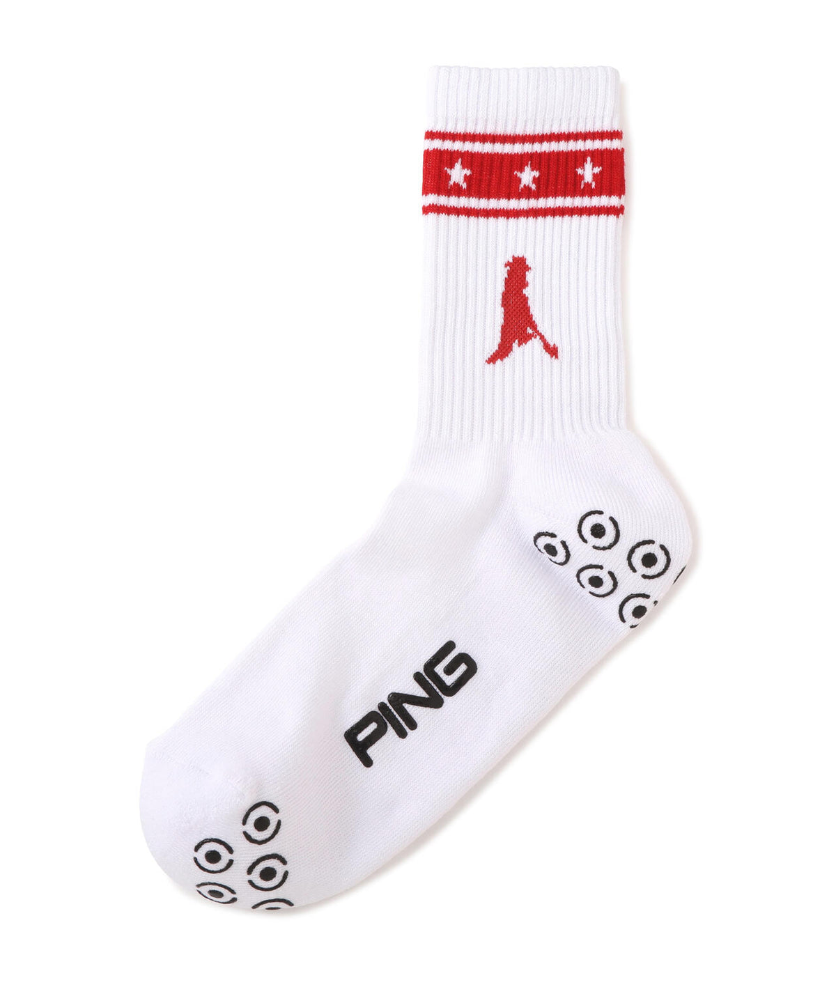 【PING APPAREL】Mr.PINGラインデザインミドルソックス <NATIVE> (MENS)