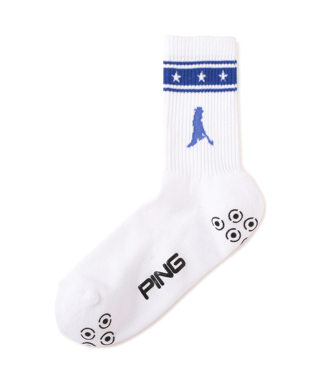 【PING APPAREL】Mr.PINGラインデザインミドルソックス <NATIVE> (MENS)