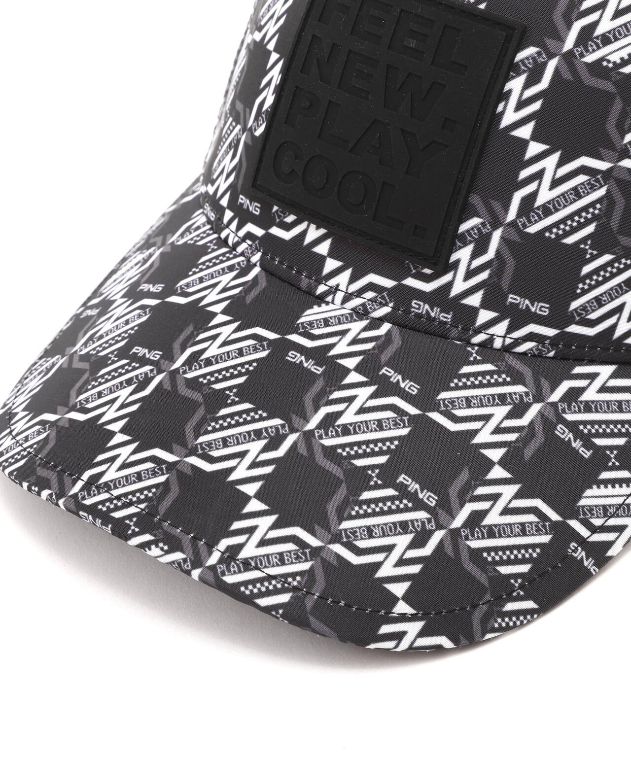 【PING APPAREL】AZモノグラム総柄プリントキャップ <PERFORMANCE> (UNISEX)