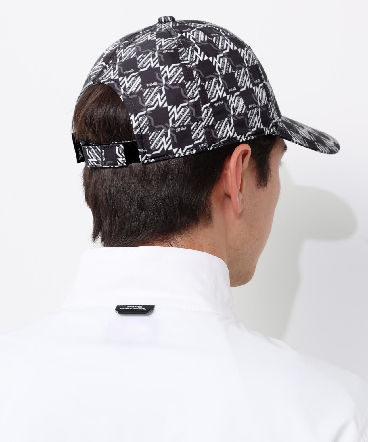 【PING APPAREL】AZモノグラム総柄プリントキャップ <PERFORMANCE> (UNISEX)