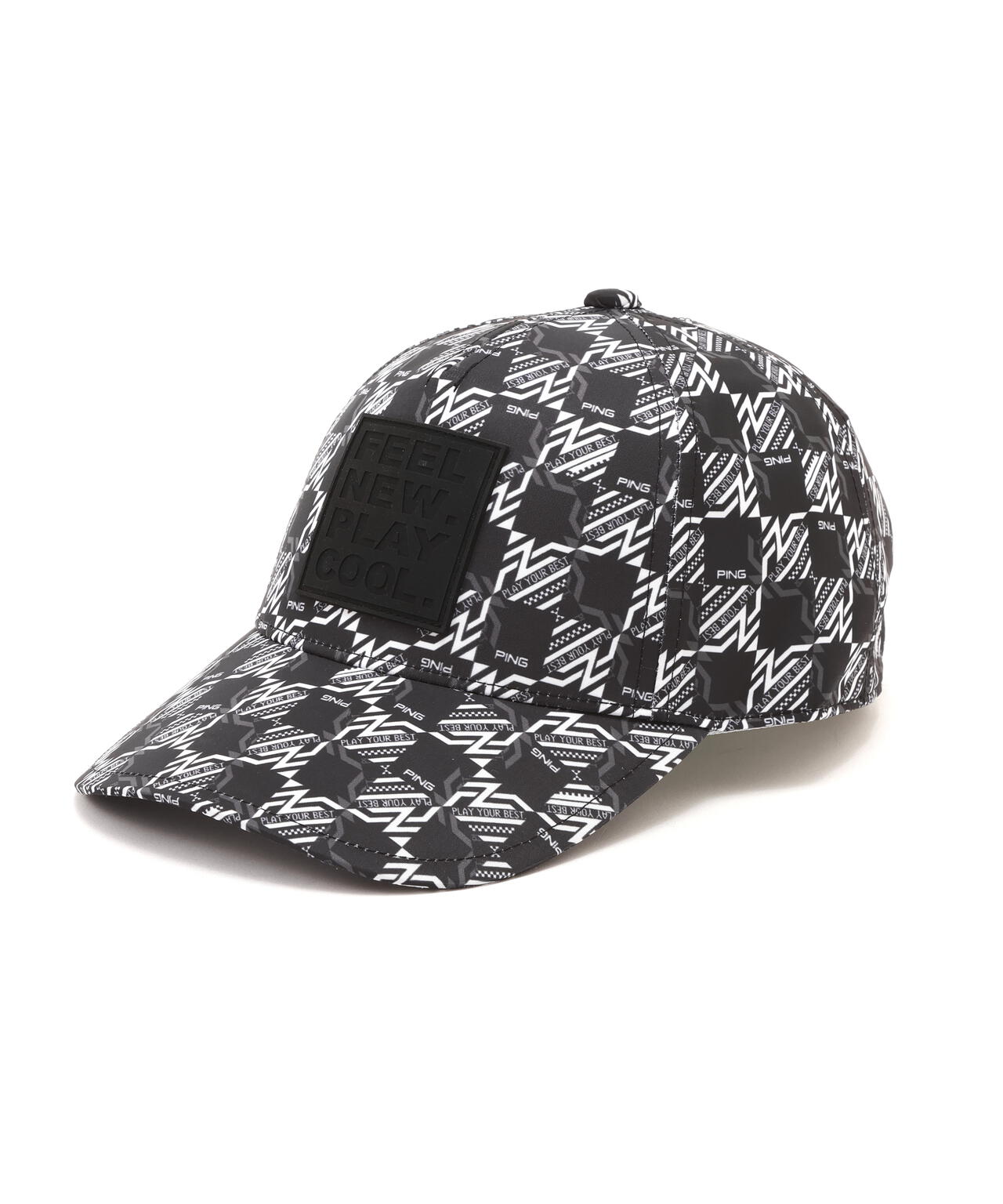 【PING APPAREL】AZモノグラム総柄プリントキャップ <PERFORMANCE> (UNISEX)
