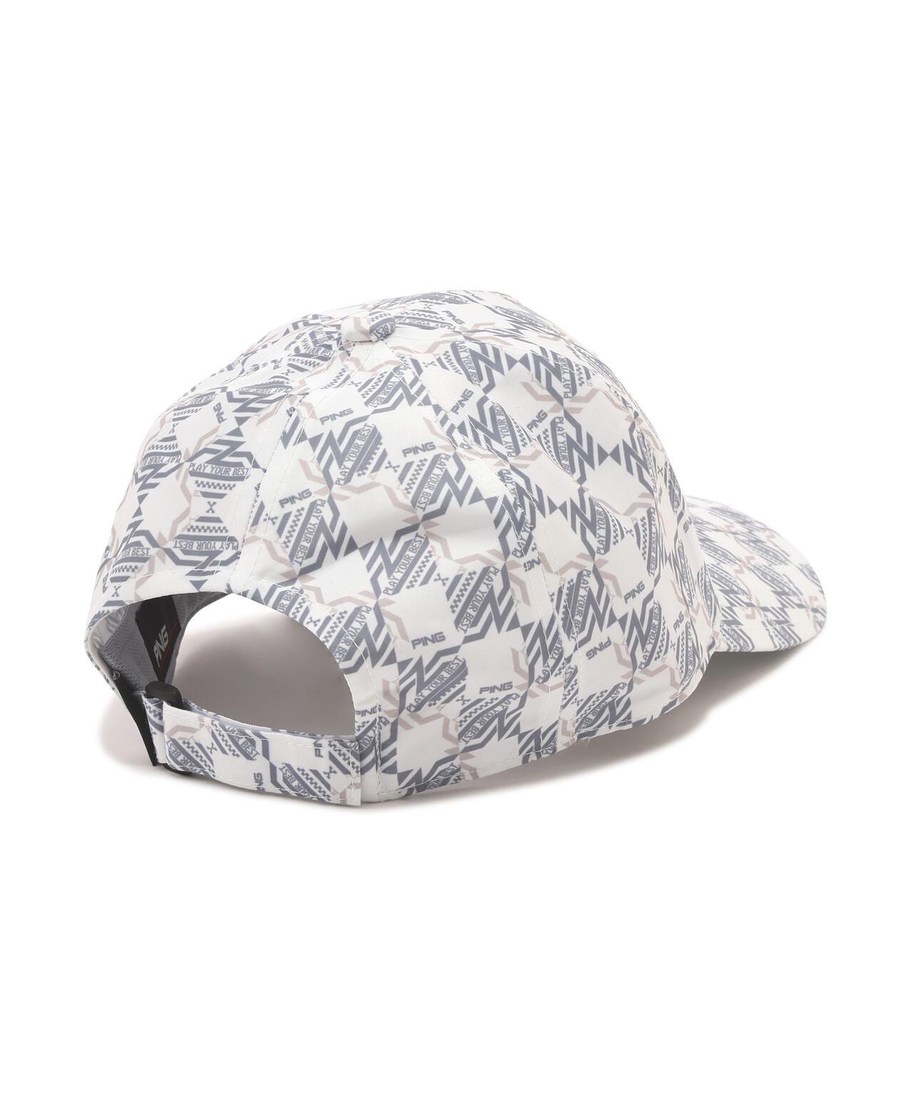 【PING APPAREL】AZモノグラム総柄プリントキャップ <PERFORMANCE> (UNISEX)