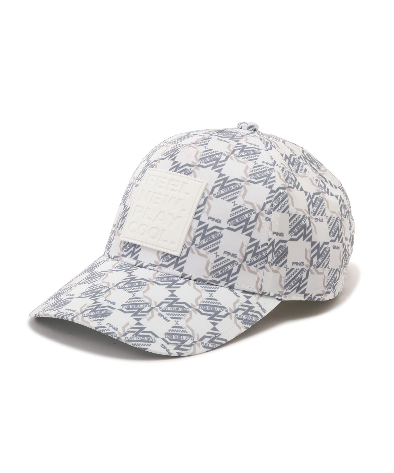 【PING APPAREL】AZモノグラム総柄プリントキャップ <PERFORMANCE> (UNISEX)