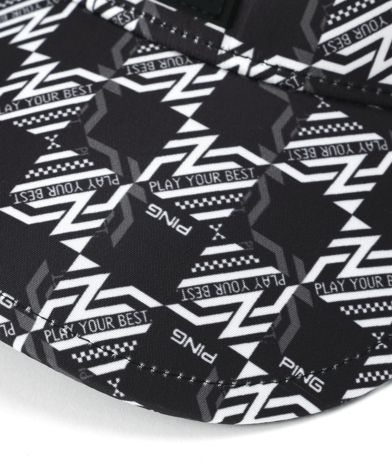 【PING APPAREL】AZモノグラム総柄プリントバイザー <PERFORMANCE> (MENS)