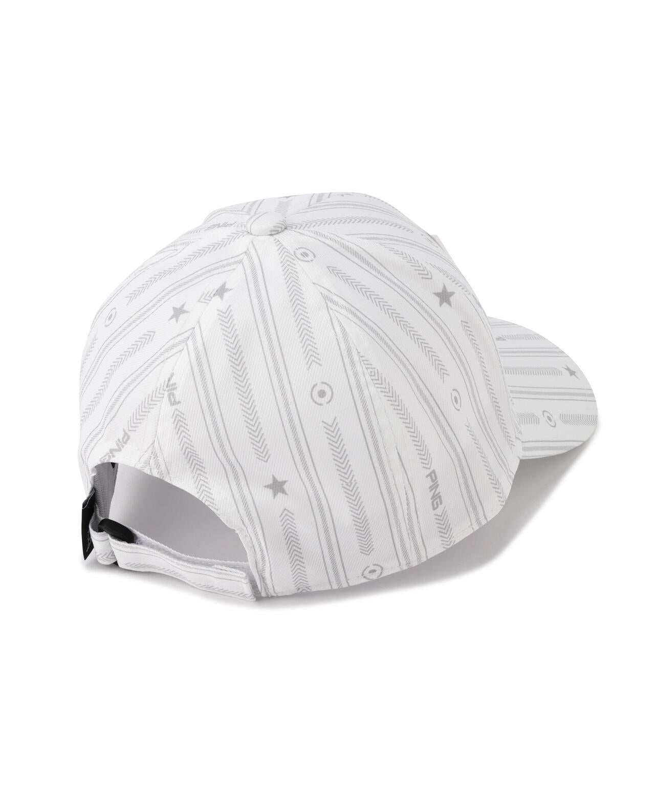 【PING APPAREL】ストライプ総柄プリントキャップ <NATIVE>(UNISEX)