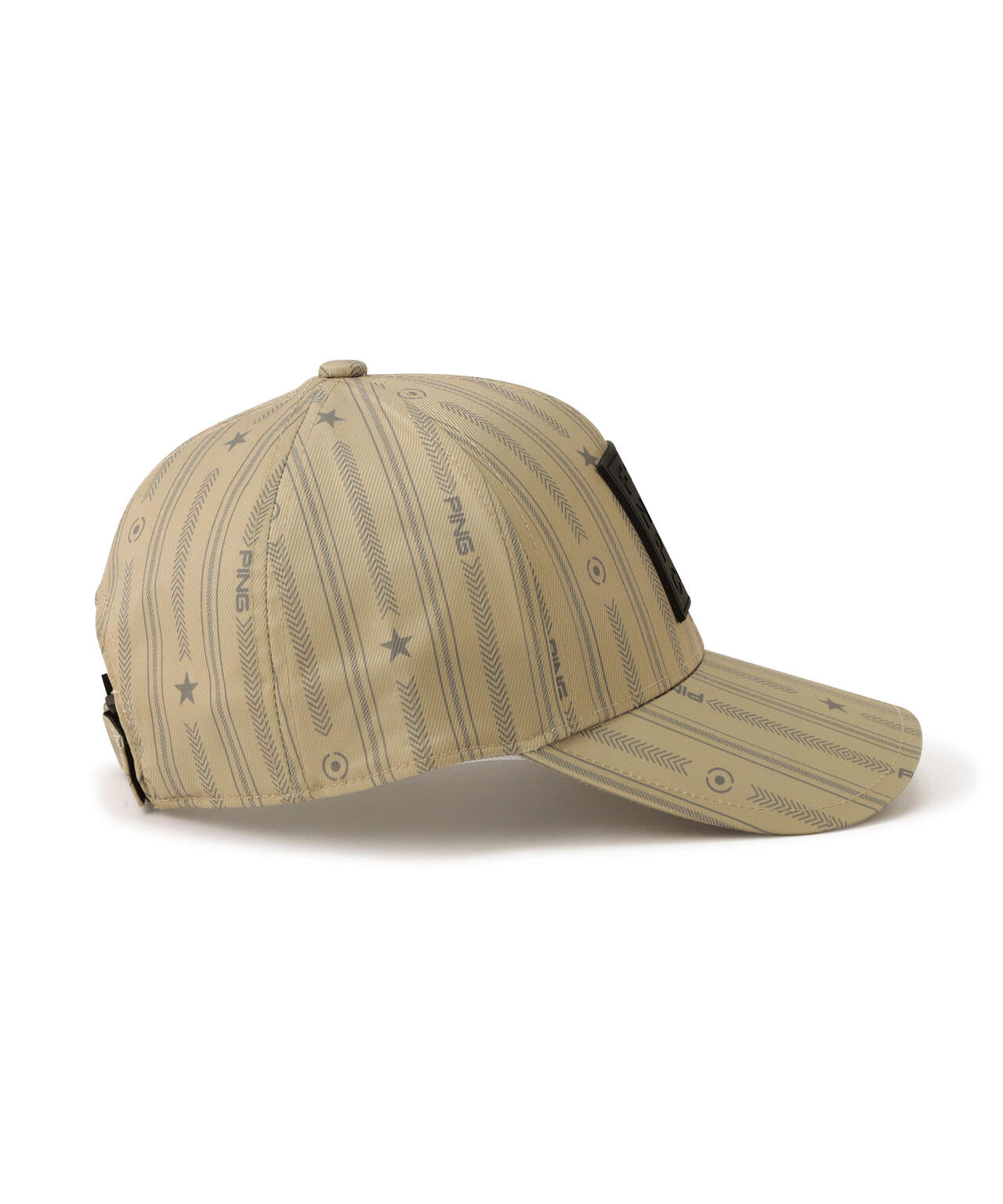 【PING APPAREL】ストライプ総柄プリントキャップ <NATIVE>(UNISEX)
