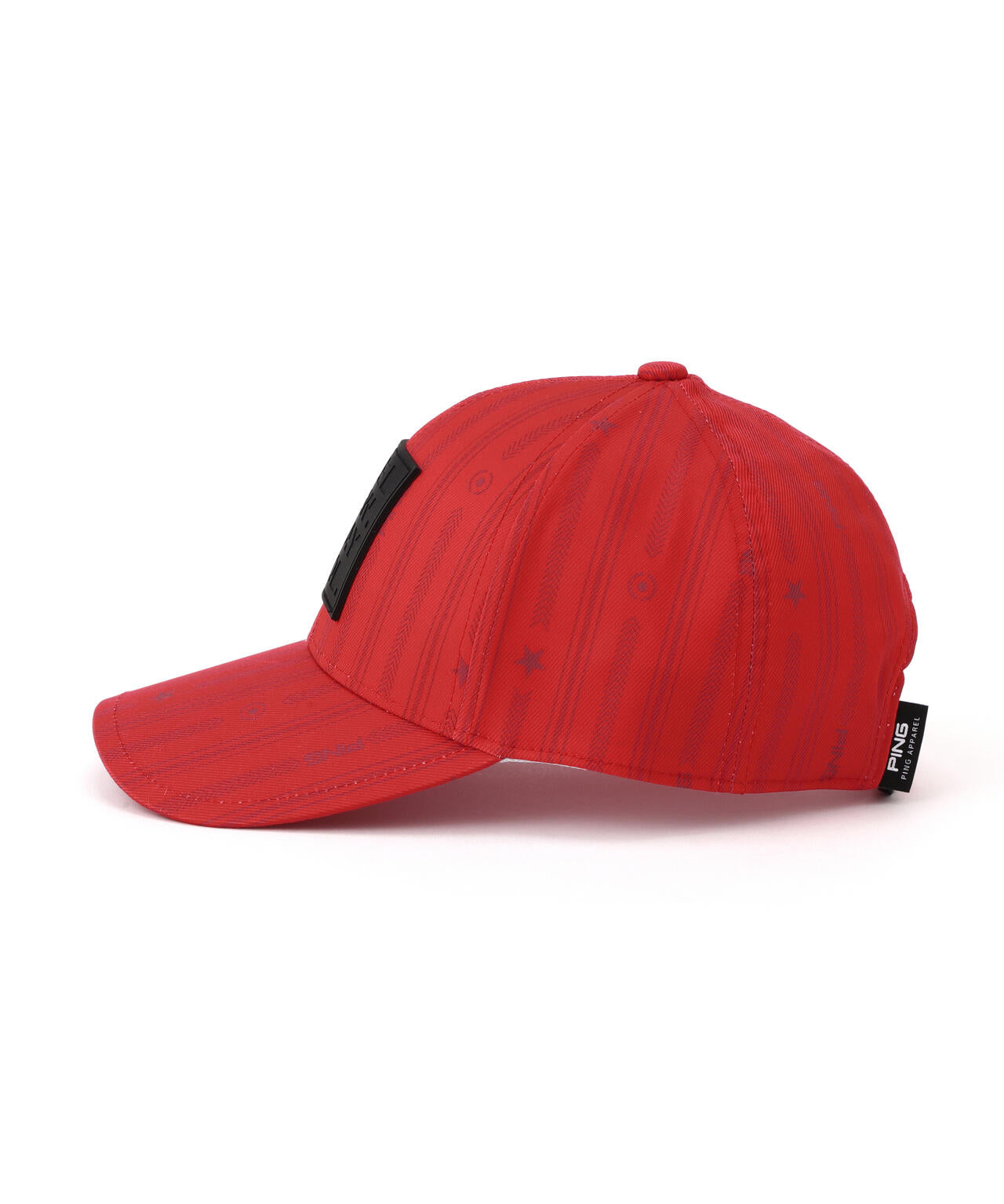 【PING APPAREL】ストライプ総柄プリントキャップ <NATIVE>(UNISEX)