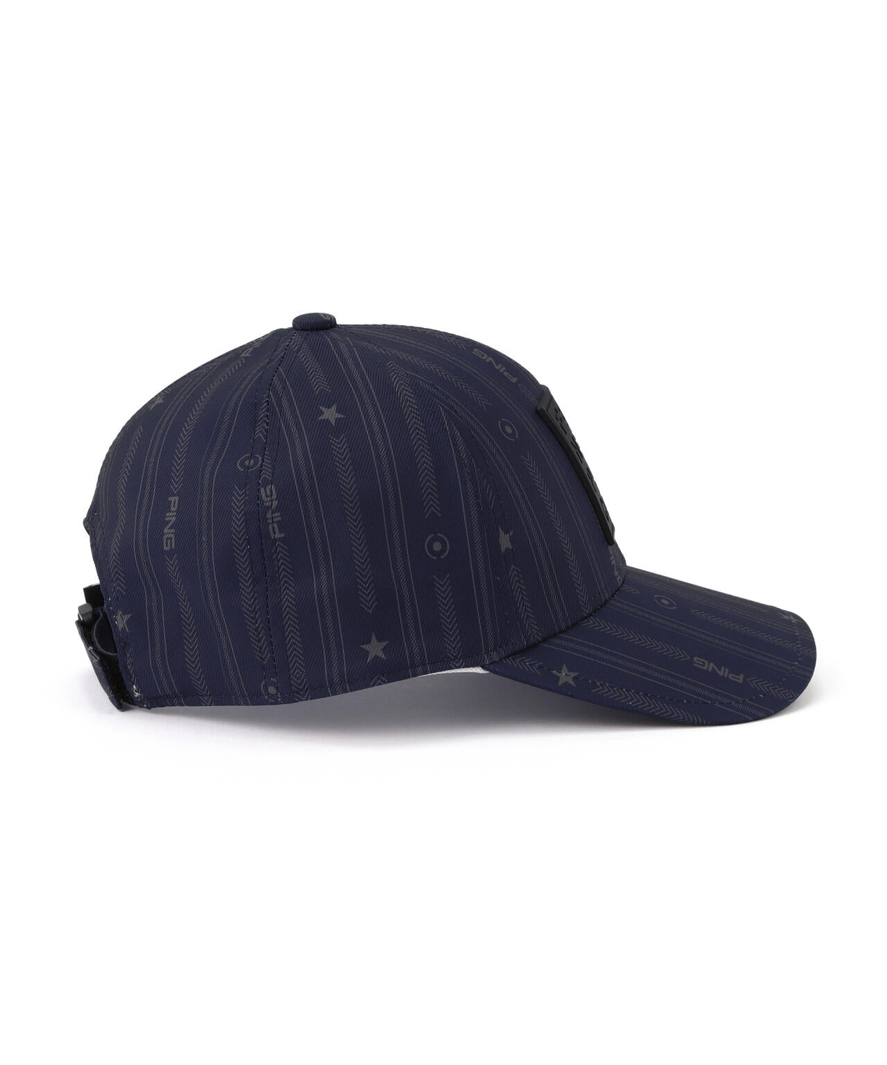 【PING APPAREL】ストライプ総柄プリントキャップ <NATIVE>(UNISEX)