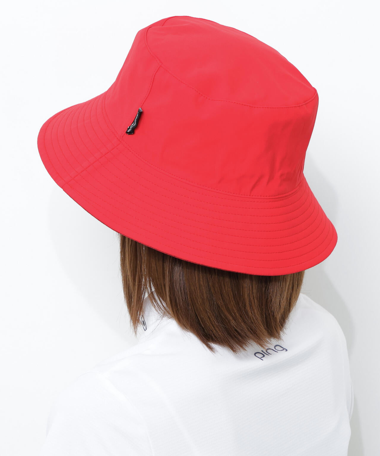 【PING APPAREL】ストライプ総柄プリントリバーシブルハット <NATIVE>(UNISEX)