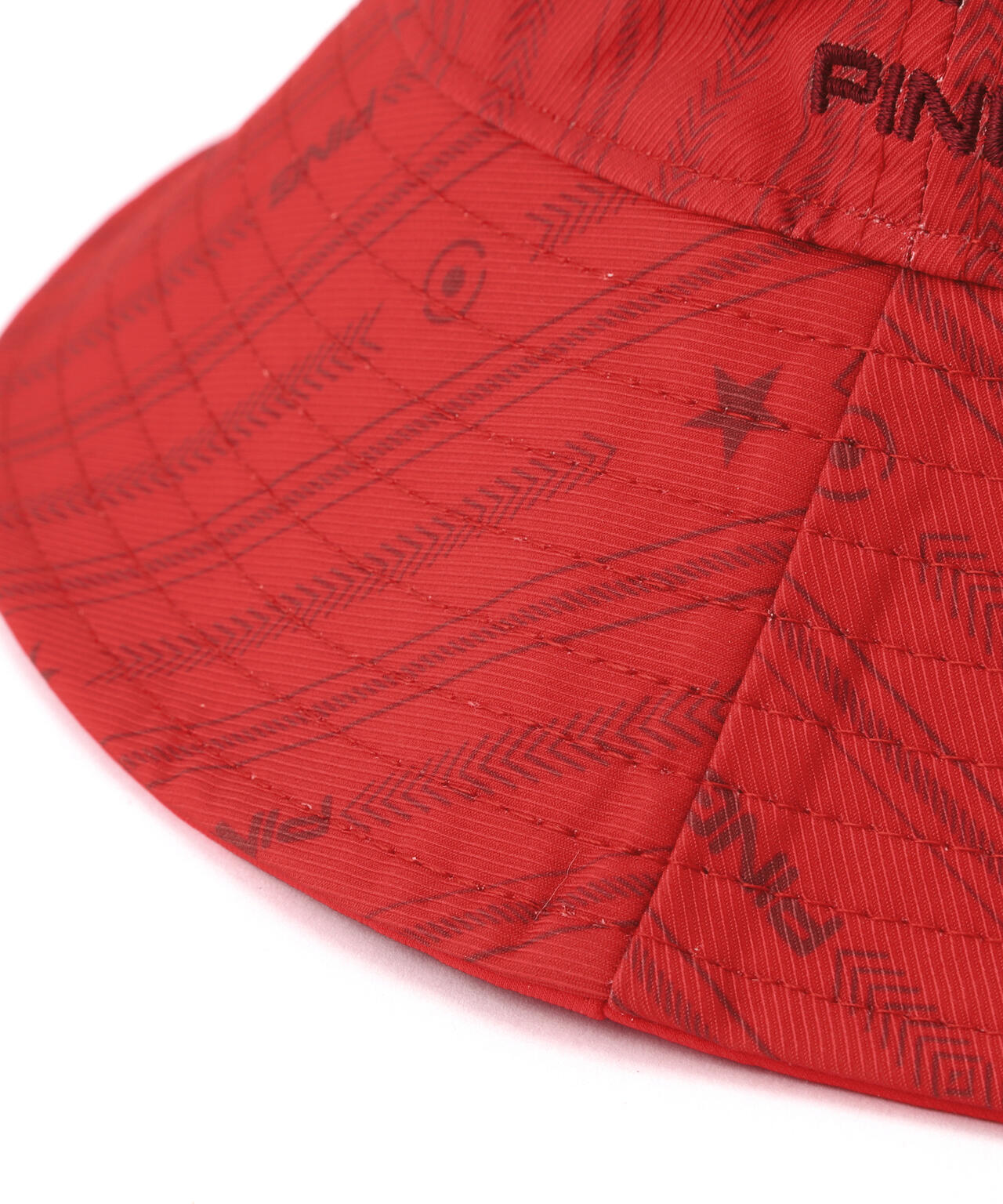 【PING APPAREL】ストライプ総柄プリントリバーシブルハット <NATIVE>(UNISEX)