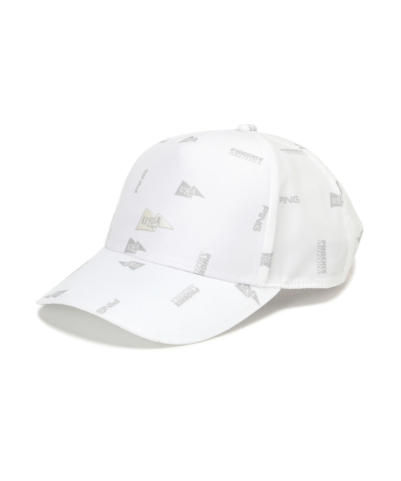 【PING APPAREL】USA FLAG総柄プリントキャップ <NATIVE>(UNISEX)