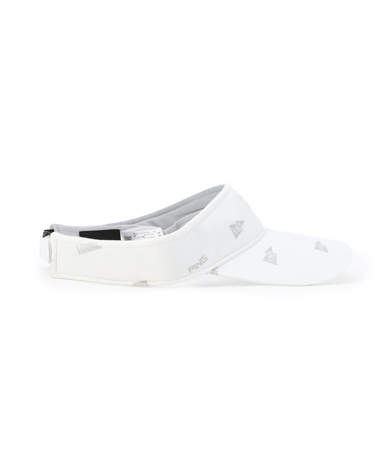 【PING APPAREL】USA FLAG総柄プリントバイザー <NATIVE>(UNISEX)