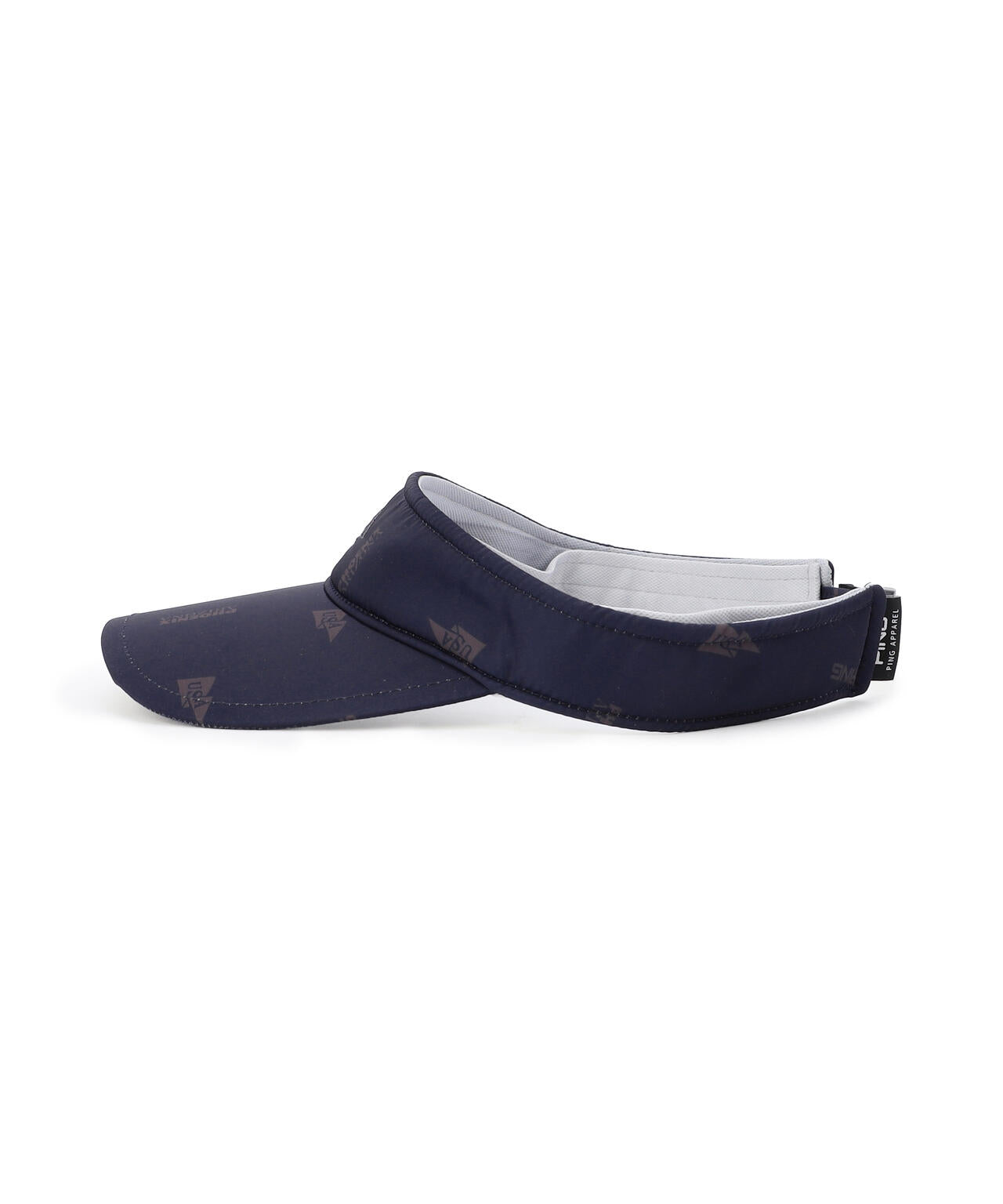 【PING APPAREL】USA FLAG総柄プリントバイザー <NATIVE>(UNISEX)