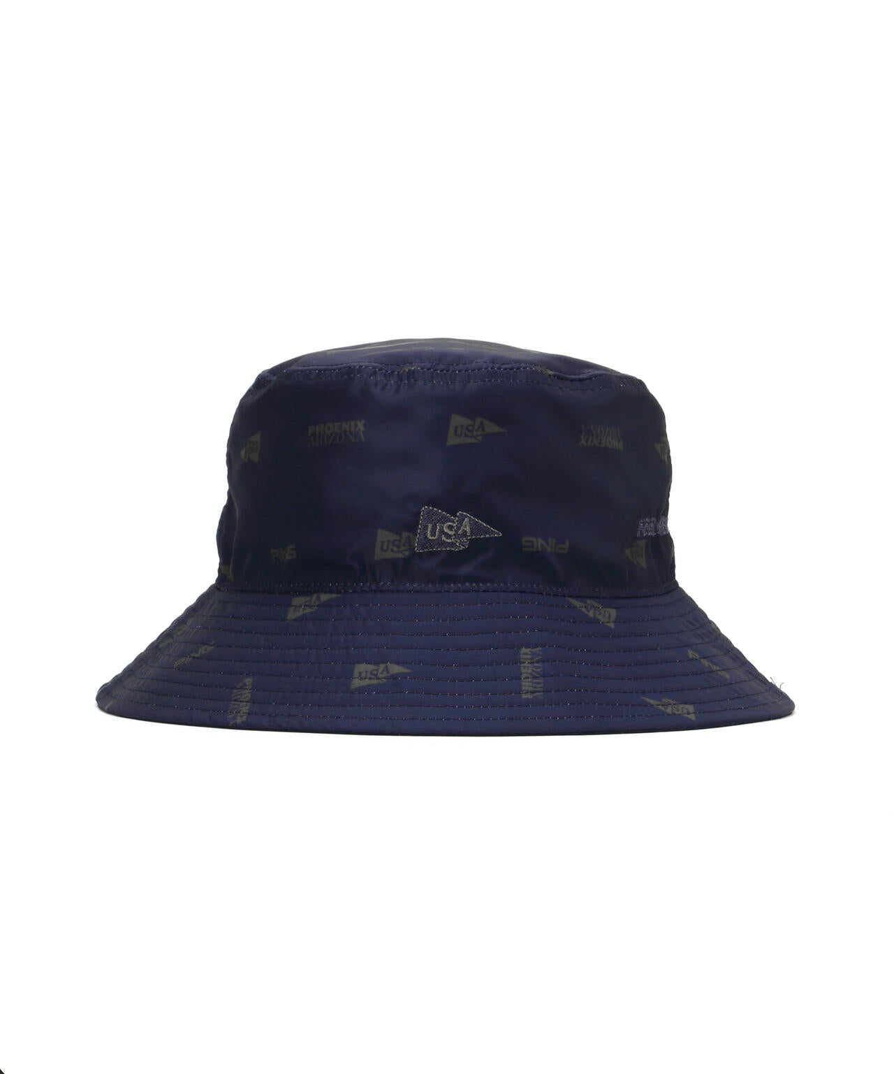 【PING APPAREL】USA FLAG総柄プリントリバーシブルハット <NATIVE> (UNISEX)