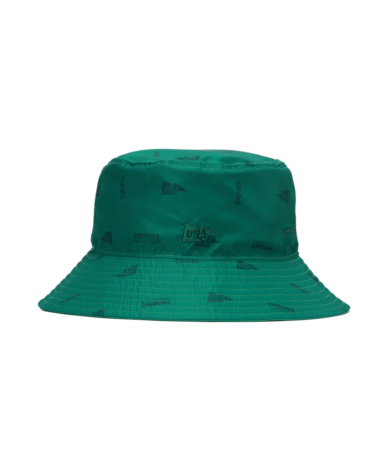 【PING APPAREL】USA FLAG総柄プリントリバーシブルハット <NATIVE> (UNISEX)