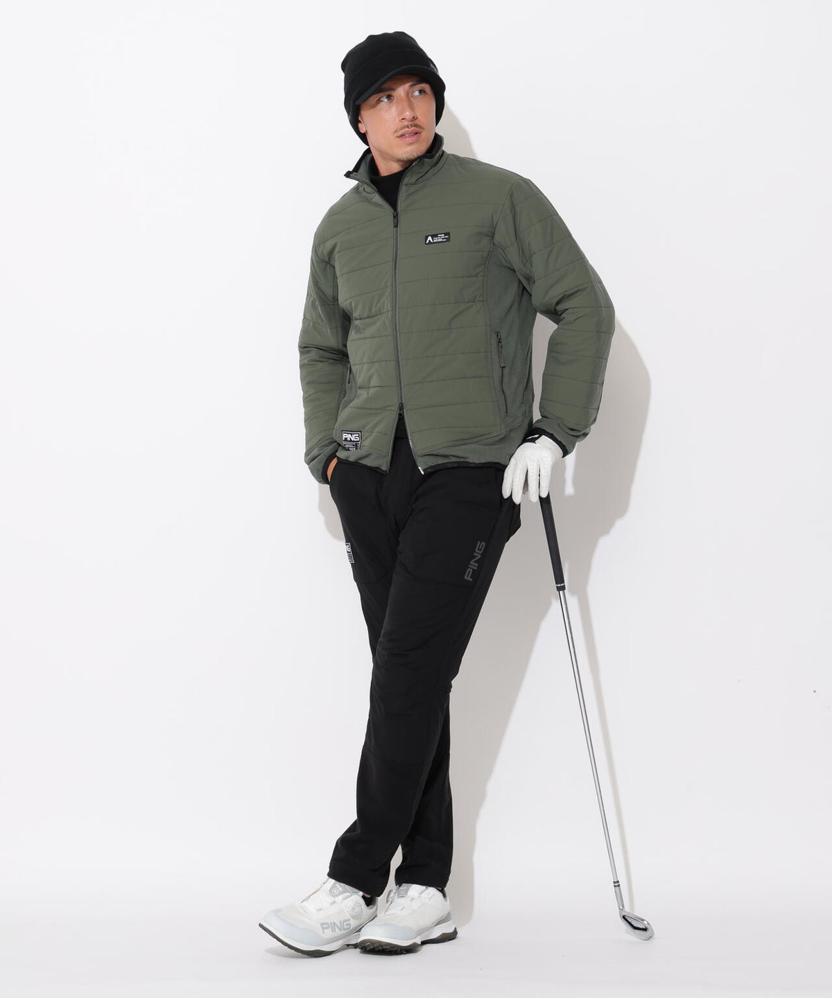 180cm C:96 W:80 H:93 着用サイズ:L