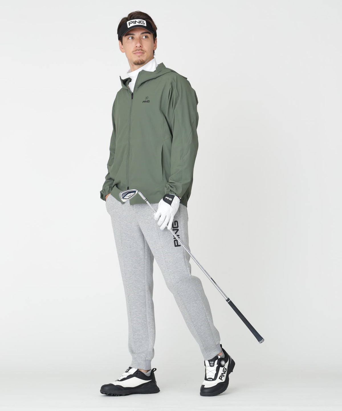 180cm C:96 W:80 H:93 着用サイズ:L