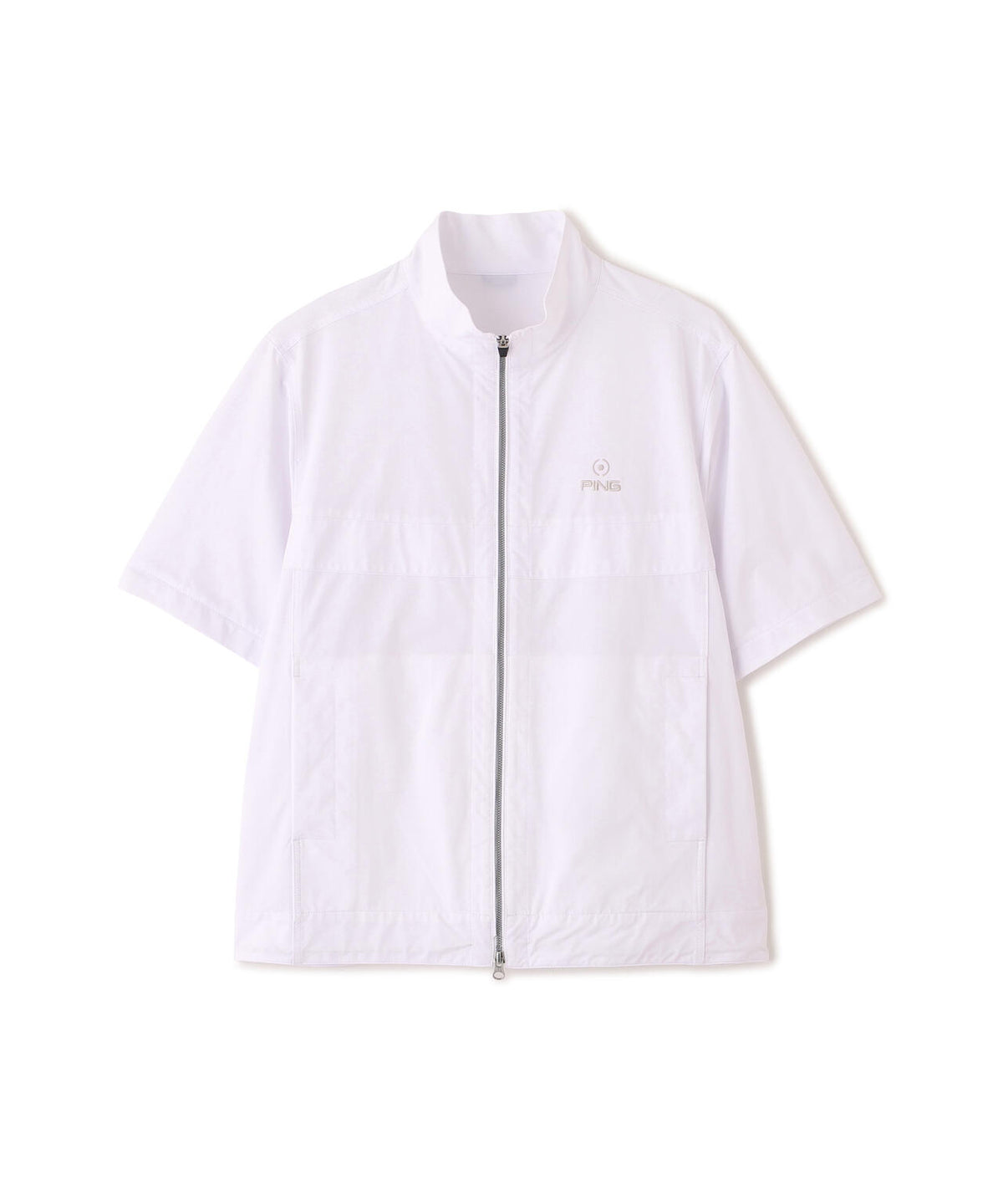 【PING APPAREL】ストレッチハイゲージ天竺2WAYスタンドフルジップブルゾン (MENS)