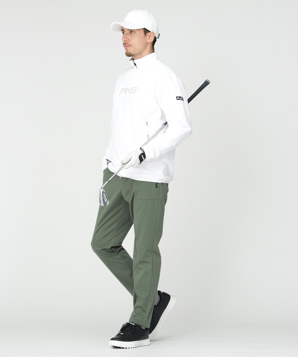 180cm C:96 W:80 H:93 着用サイズ:L