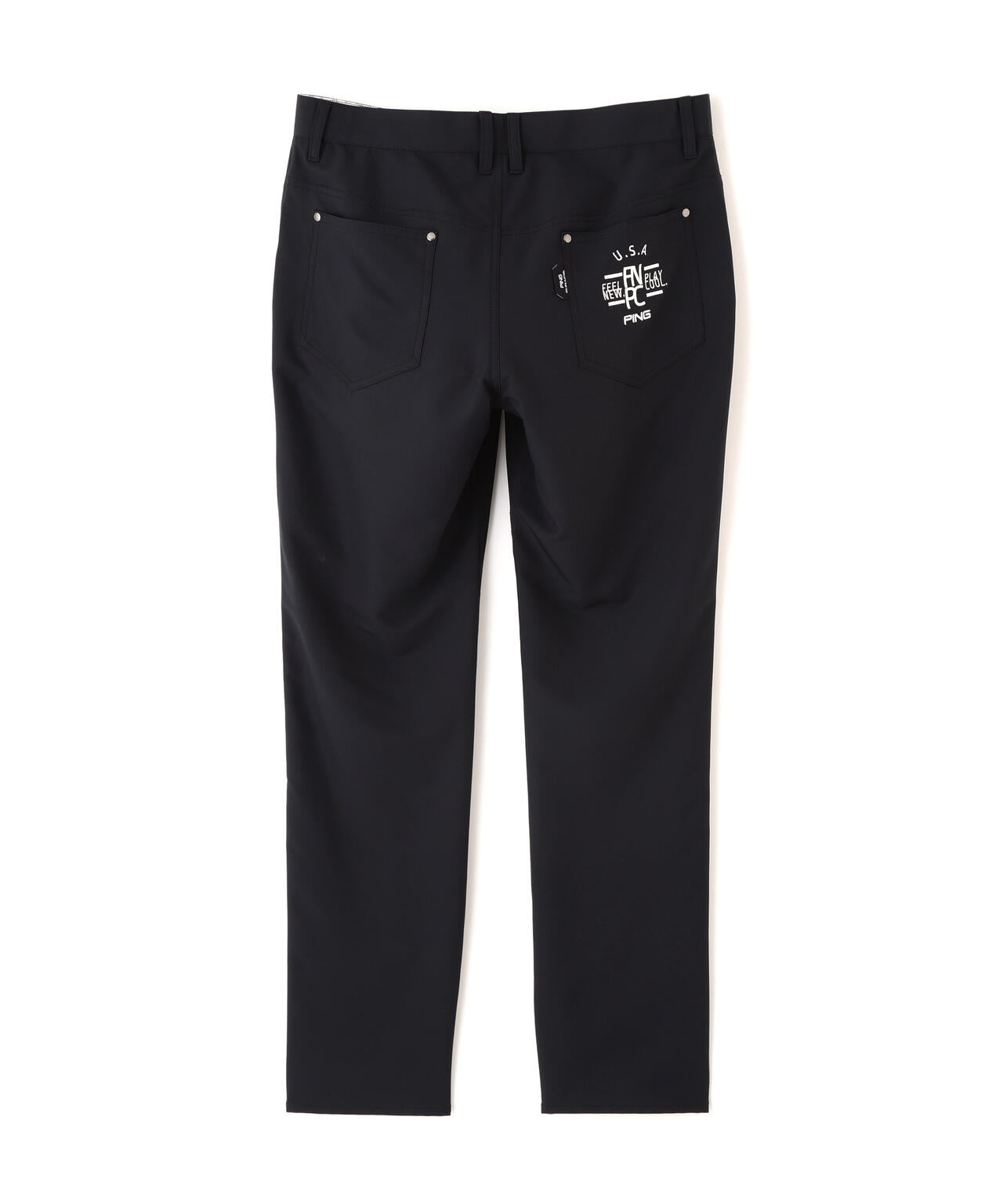 【PING APPAREL】全方向ストレッチ裏グリッドナイロン5ポケットパンツ (MENS)