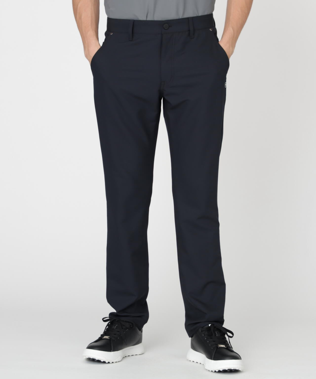 【PING APPAREL】全方向ストレッチ裏グリッドナイロン5ポケットパンツ (MENS)