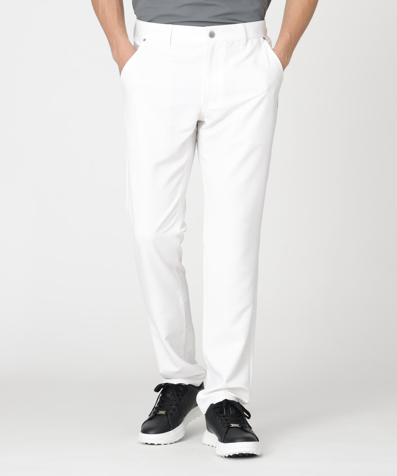 【PING APPAREL】全方向ストレッチ裏グリッドナイロン5ポケットパンツ (MENS)