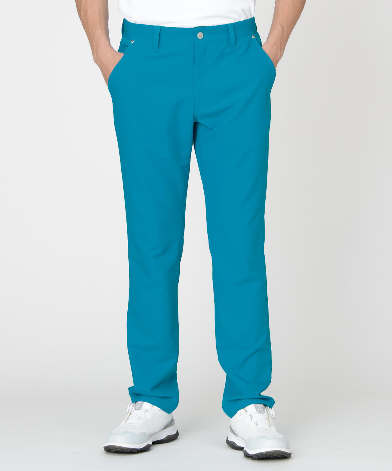 【PING APPAREL】全方向ストレッチ裏グリッドナイロン5ポケットパンツ (MENS)