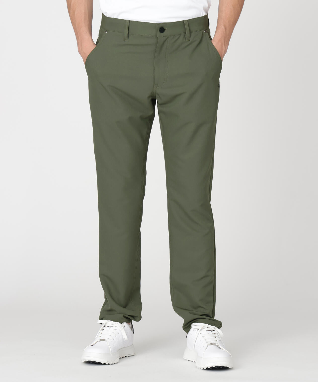 【PING APPAREL】全方向ストレッチ裏グリッドナイロン5ポケットパンツ (MENS)