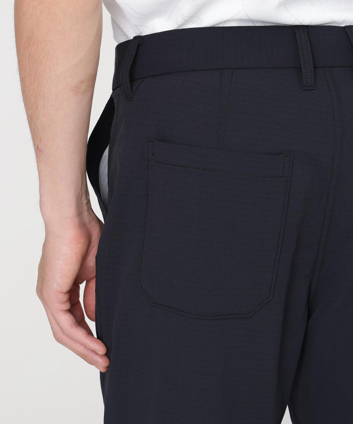 【PING APPAREL】全方向ストレッチ布帛高機能テーパードパンツ (MENS)