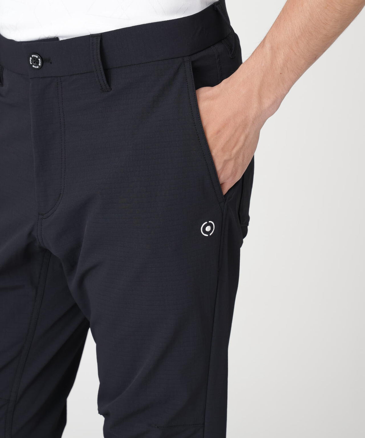 【PING APPAREL】全方向ストレッチ布帛高機能テーパードパンツ (MENS)