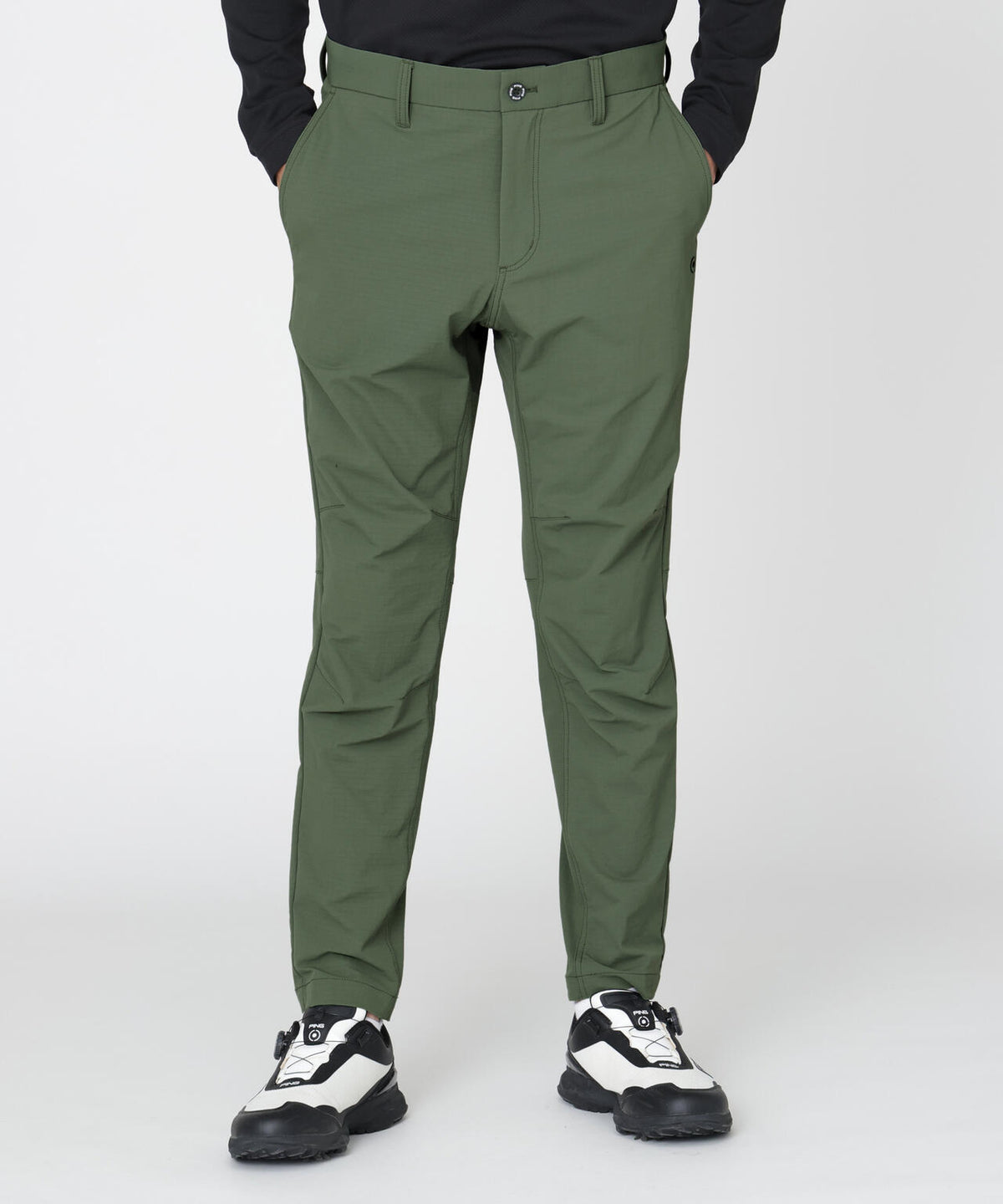 【PING APPAREL】全方向ストレッチ布帛高機能テーパードパンツ (MENS)