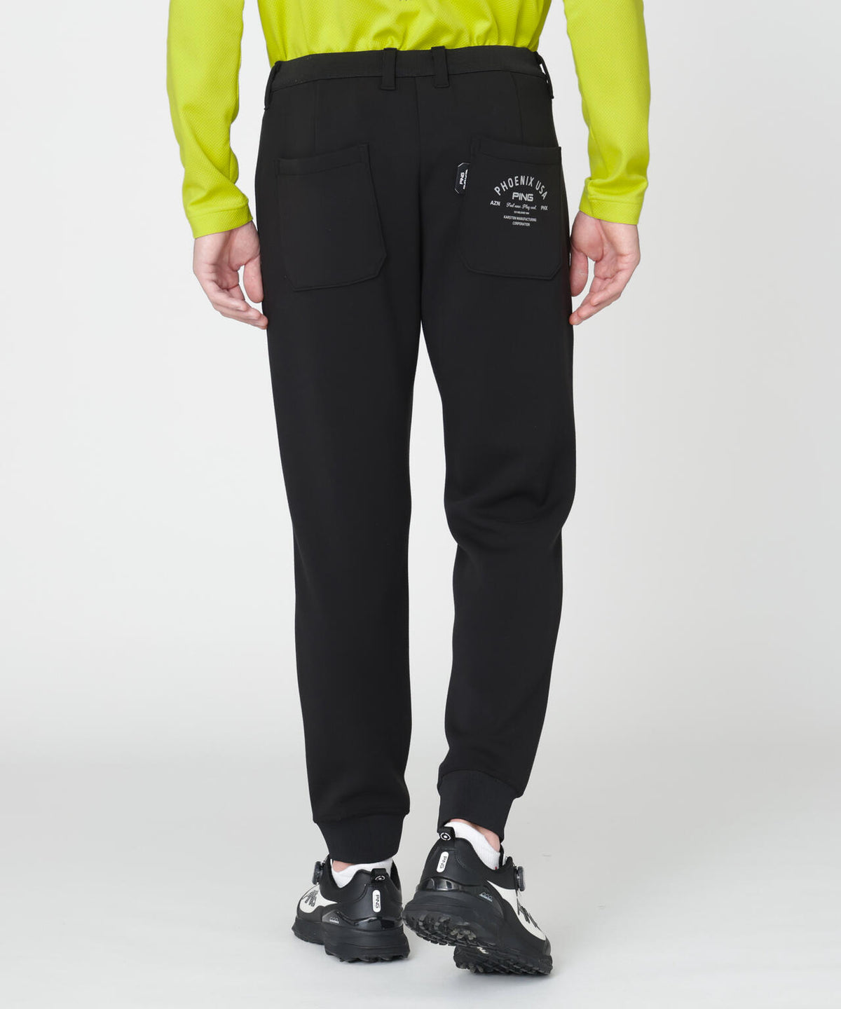 【PING APPAREL】全方向ストレッチダンボールニットテーパードパンツ (MENS)