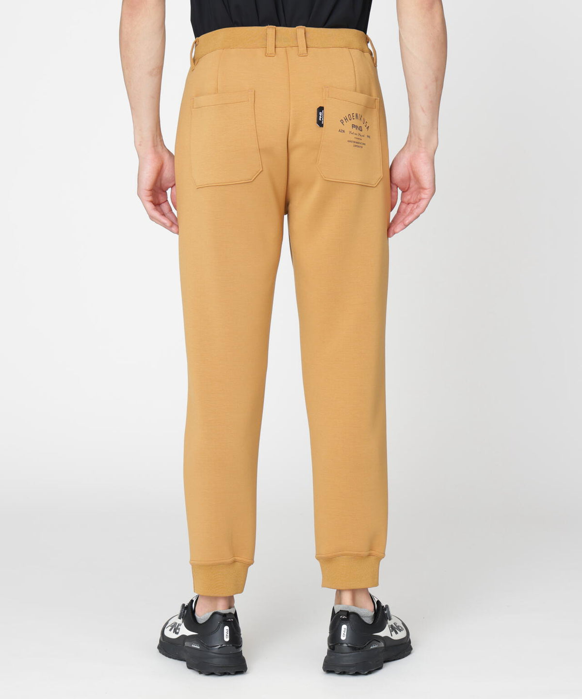 【PING APPAREL】全方向ストレッチダンボールニットテーパードパンツ (MENS)