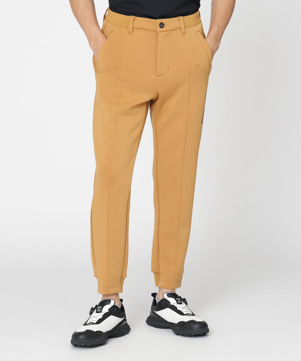 【PING APPAREL】全方向ストレッチダンボールニットテーパードパンツ (MENS)