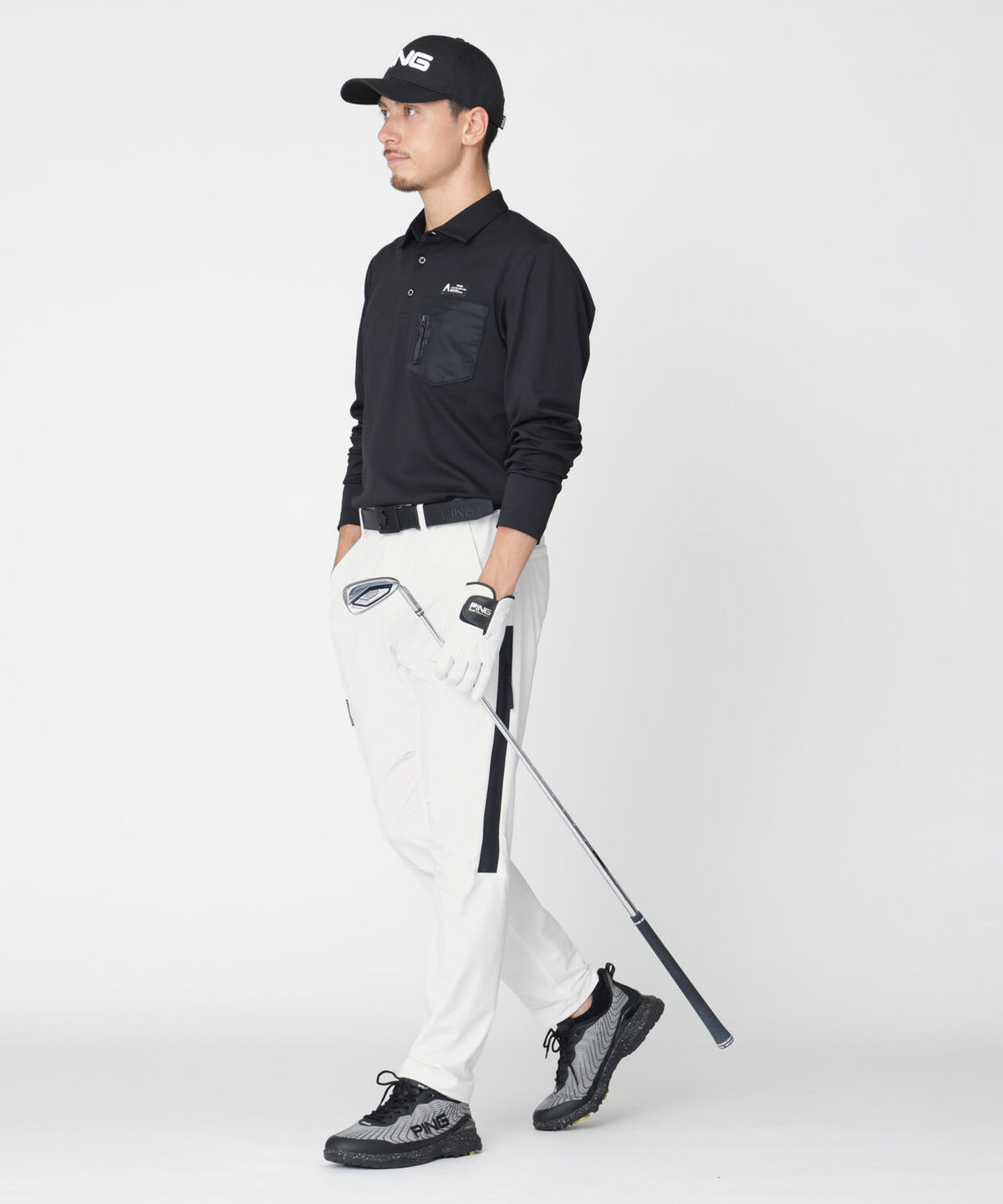180cm C:96 W:80 H:93 着用サイズ:L