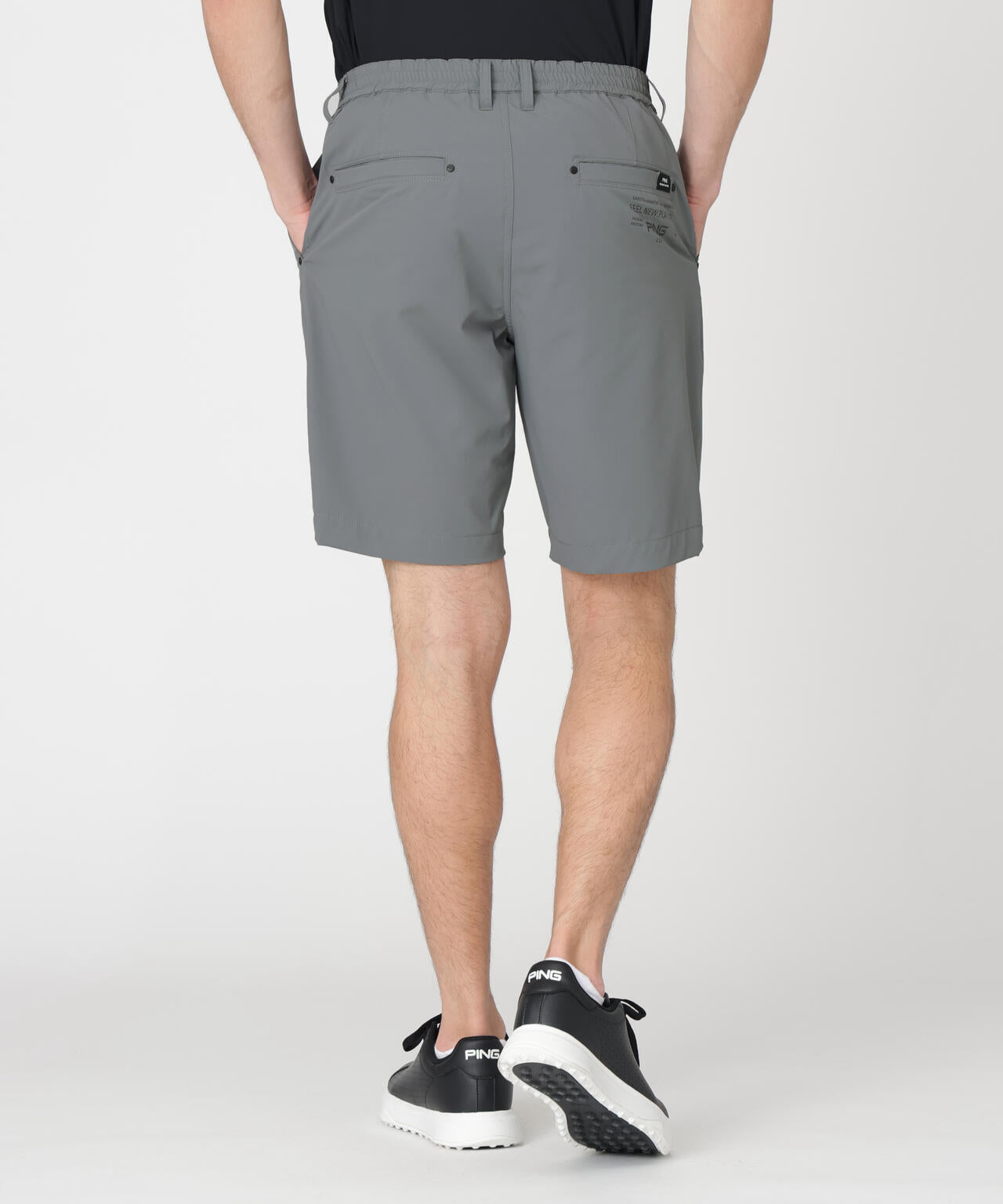 【PING APPAREL】【UVカット・撥水】全方向ストレッチミニリップストップショートパンツ (MENS)