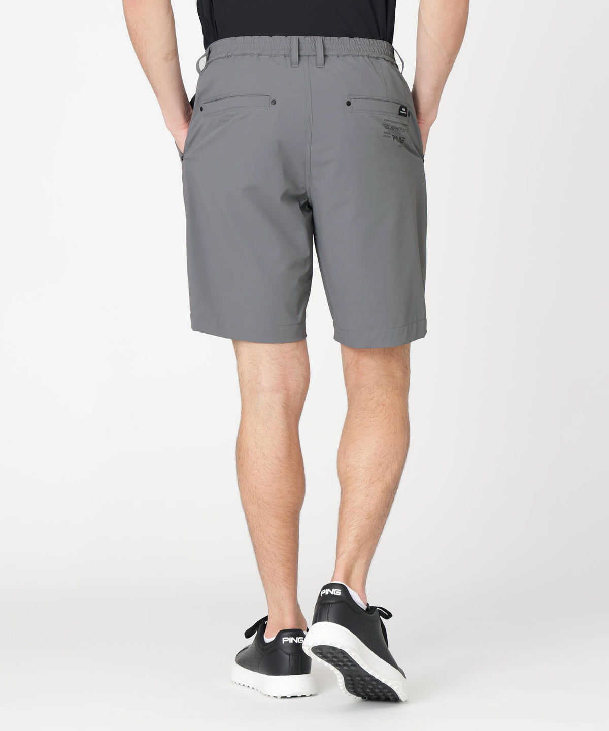 【PING APPAREL】【UVカット・撥水】全方向ストレッチミニリップストップショートパンツ (MENS)