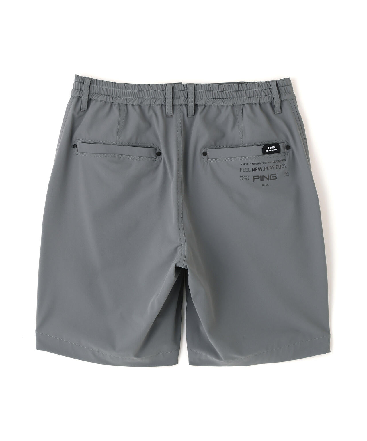 【PING APPAREL】【UVカット・撥水】全方向ストレッチミニリップストップショートパンツ (MENS)