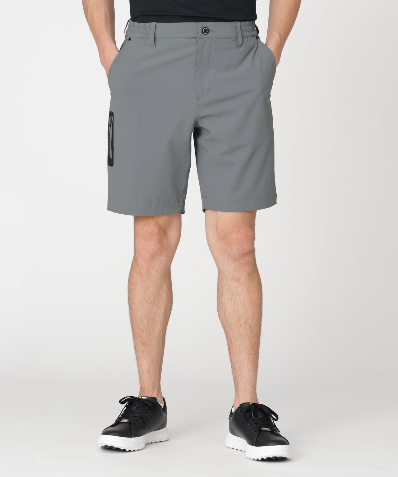 【PING APPAREL】【UVカット・撥水】全方向ストレッチミニリップストップショートパンツ (MENS)