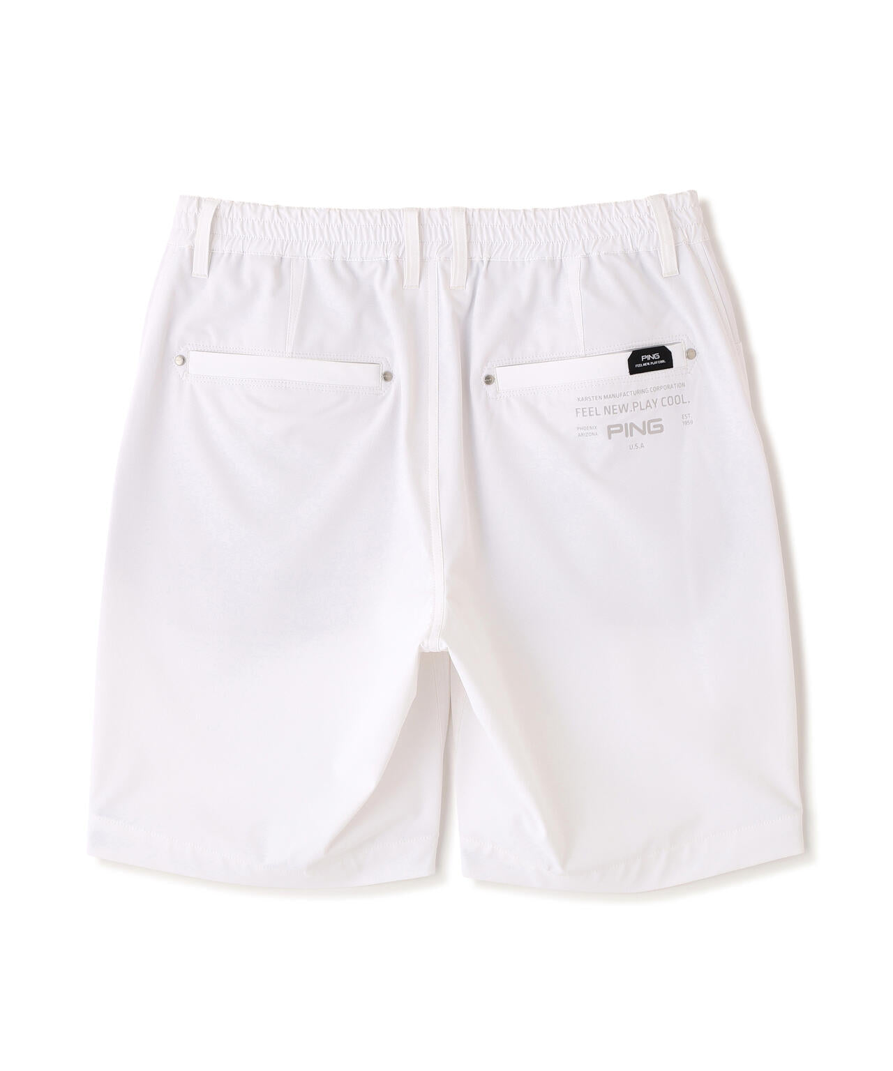 【PING APPAREL】【UVカット・撥水】全方向ストレッチミニリップストップショートパンツ (MENS)