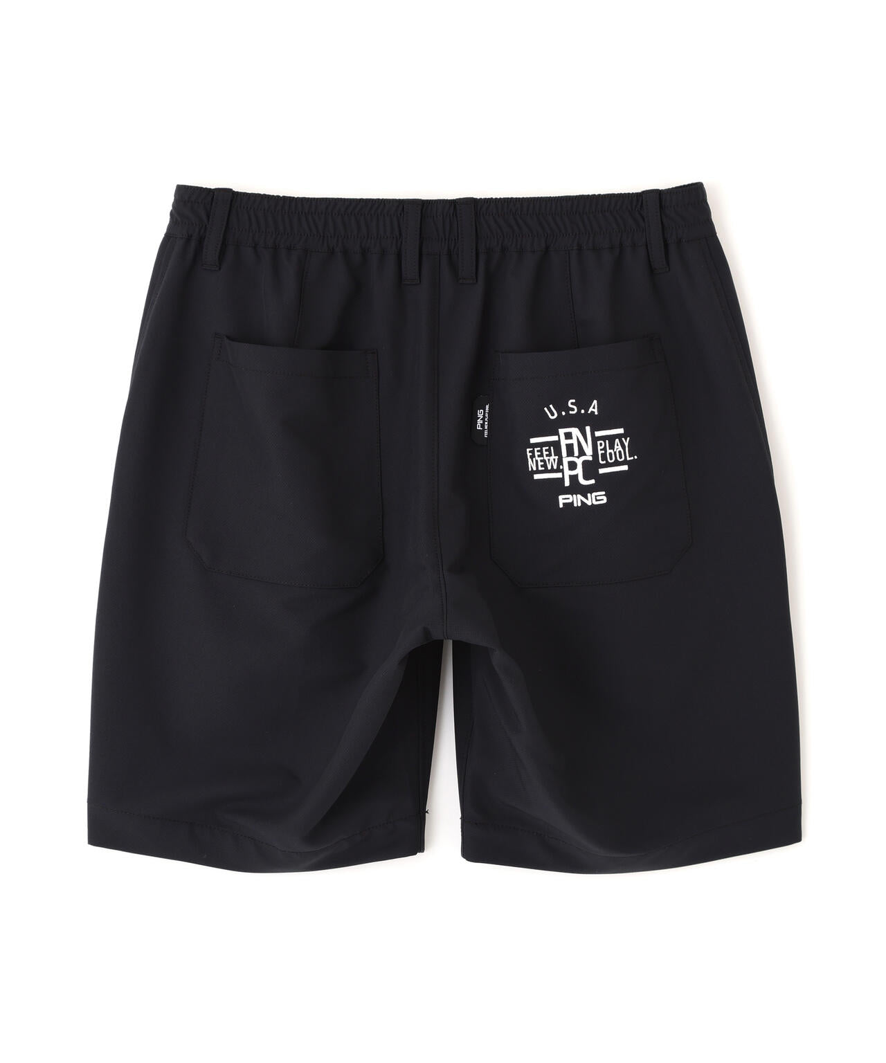 【PING APPAREL】全方向ストレッチ裏グリッドナイロンショートパンツ (MENS)