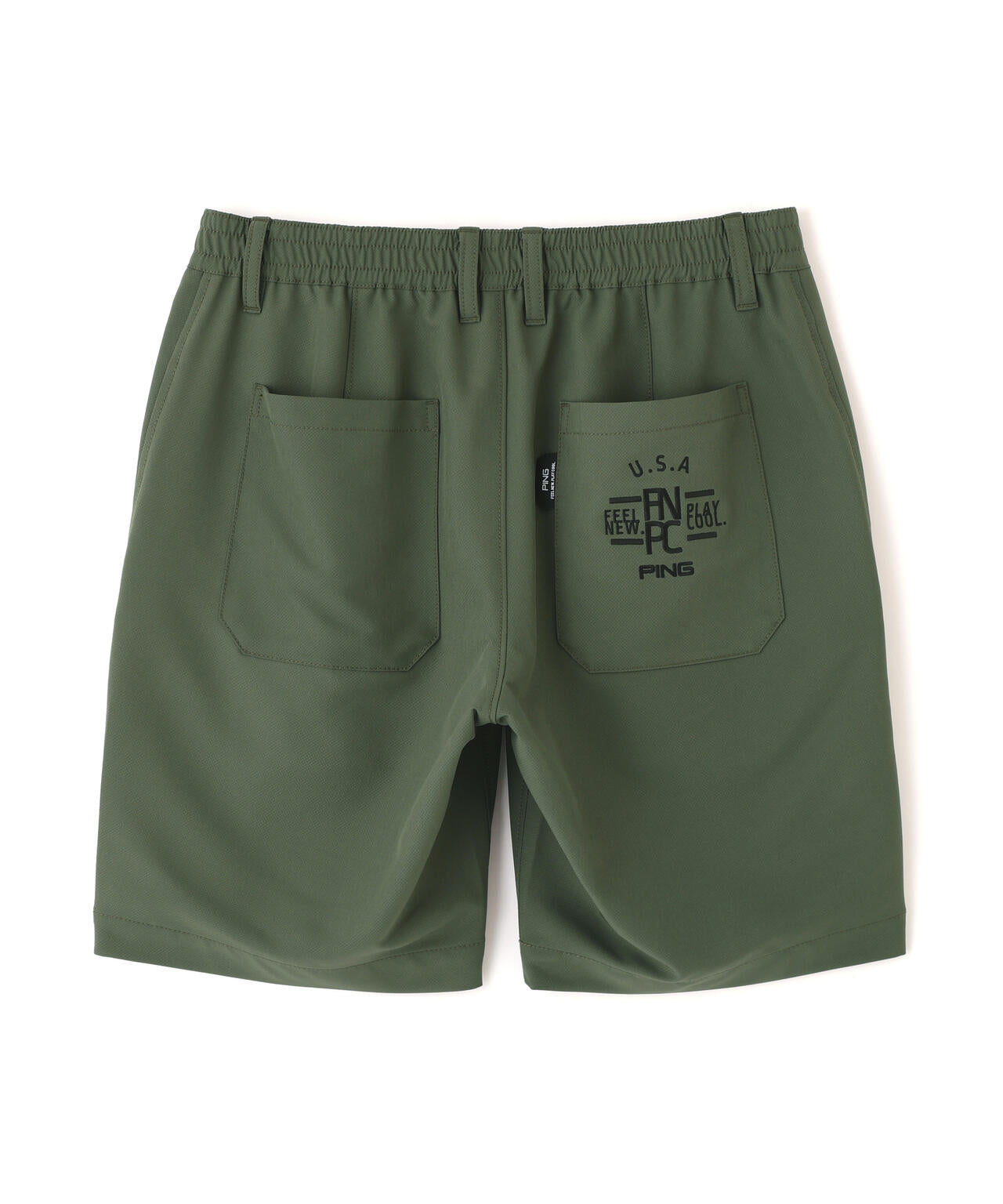 【PING APPAREL】全方向ストレッチ裏グリッドナイロンショートパンツ (MENS)