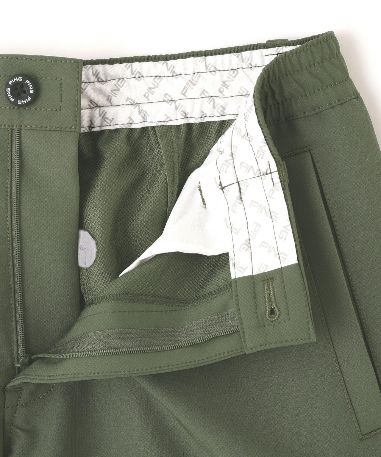 【PING APPAREL】全方向ストレッチ裏グリッドナイロンショートパンツ (MENS)