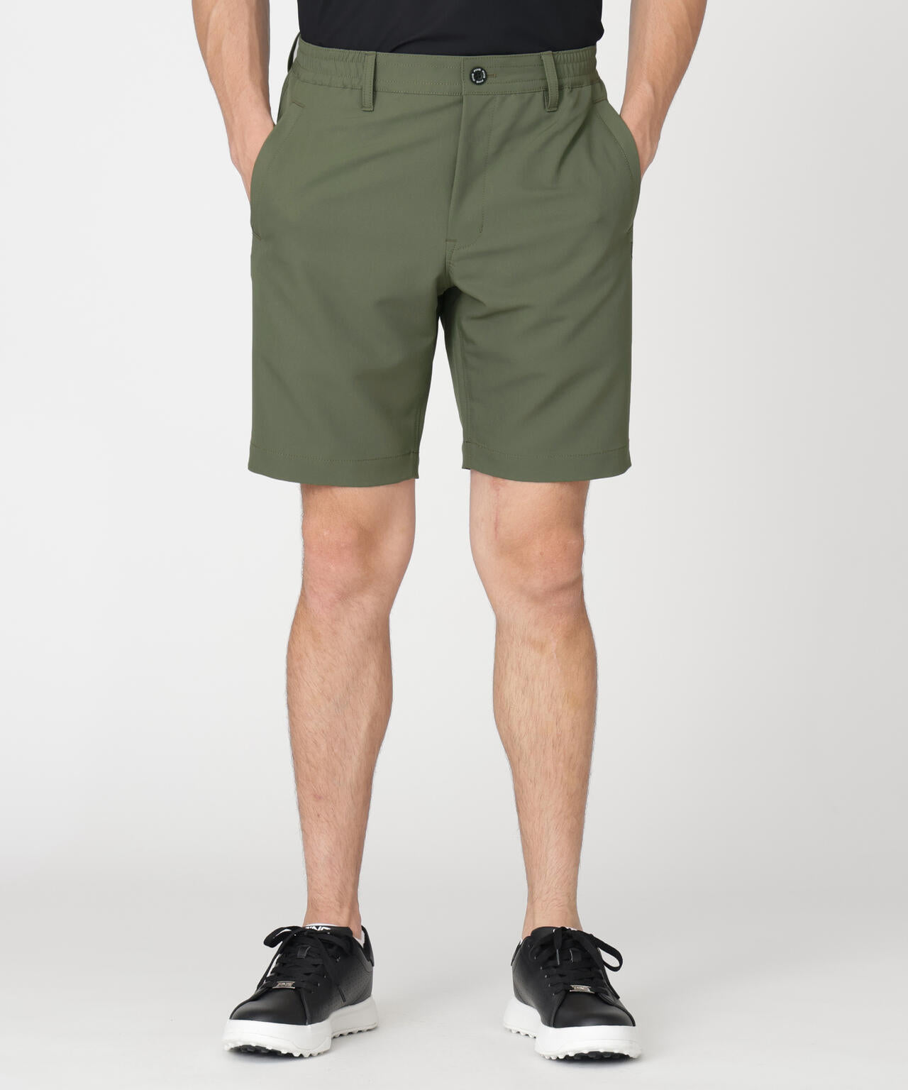 【PING APPAREL】全方向ストレッチ裏グリッドナイロンショートパンツ (MENS)