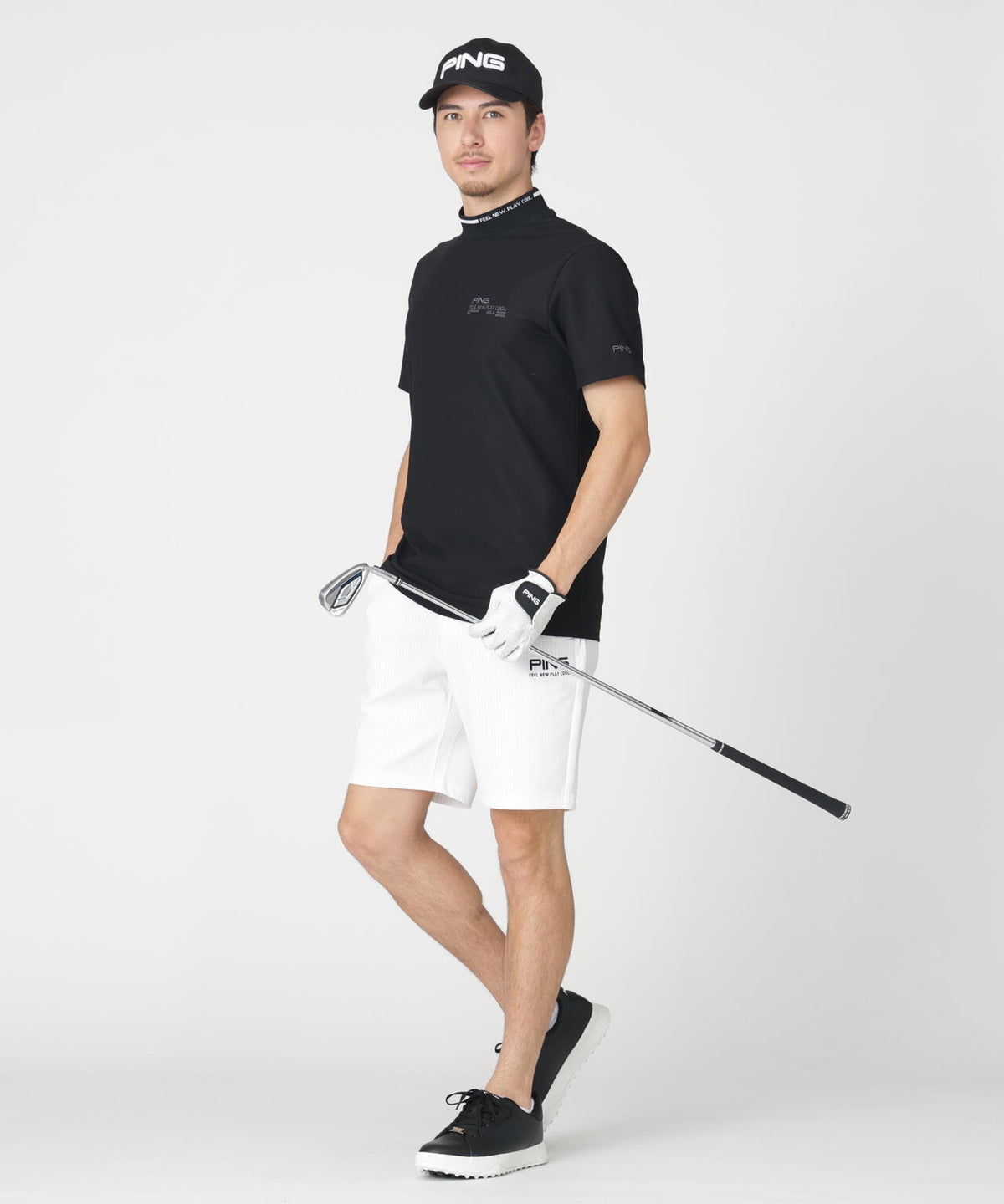 【PING APPAREL】全方向ストレッチシアサッカーショートパンツ (MENS)