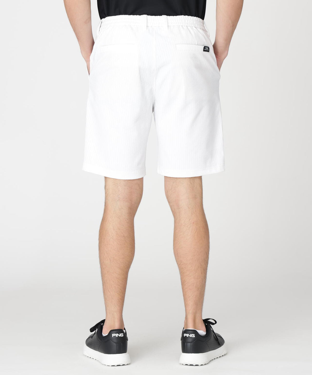 【PING APPAREL】全方向ストレッチシアサッカーショートパンツ (MENS)