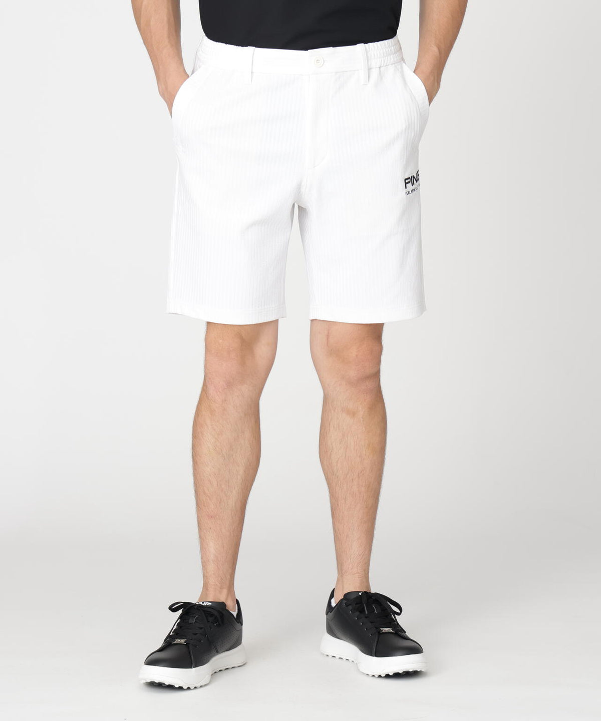 【PING APPAREL】全方向ストレッチシアサッカーショートパンツ (MENS)
