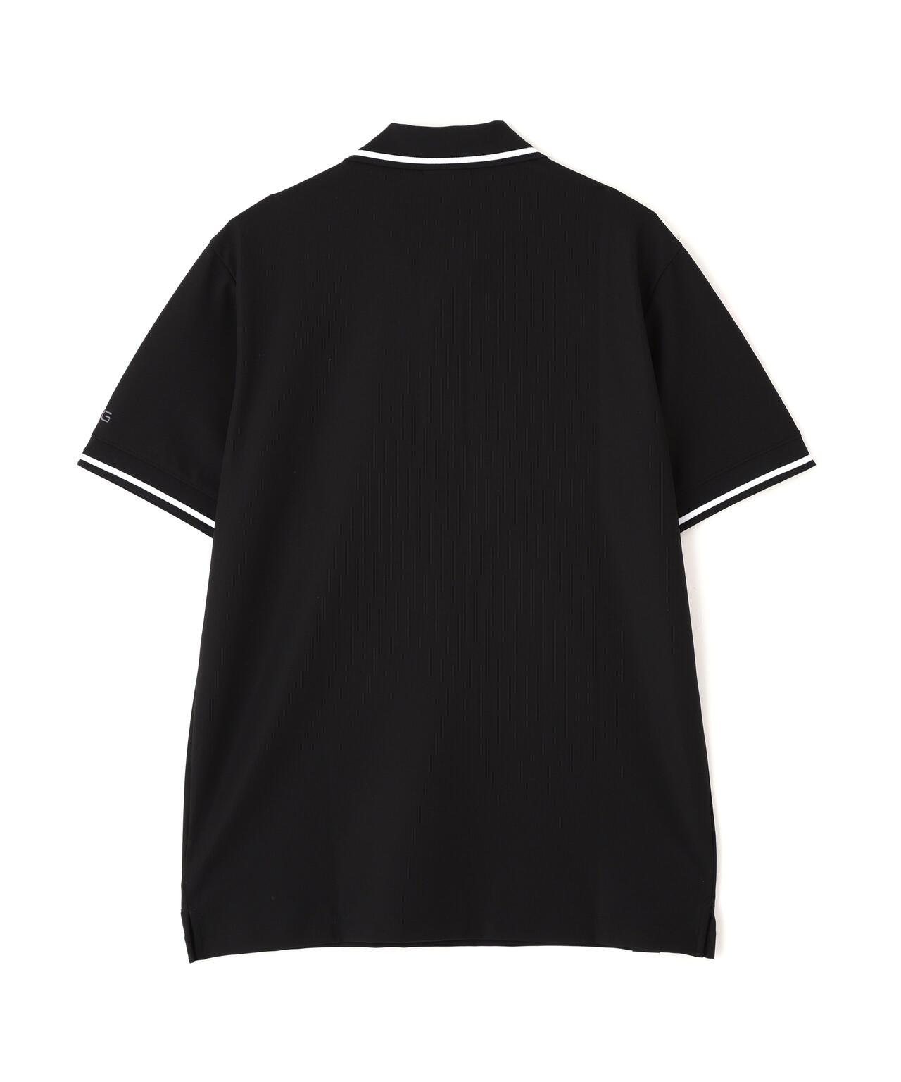 【PING APPAREL】ワッフルロゴジャガード衿半袖ポロシャツ (MENS)