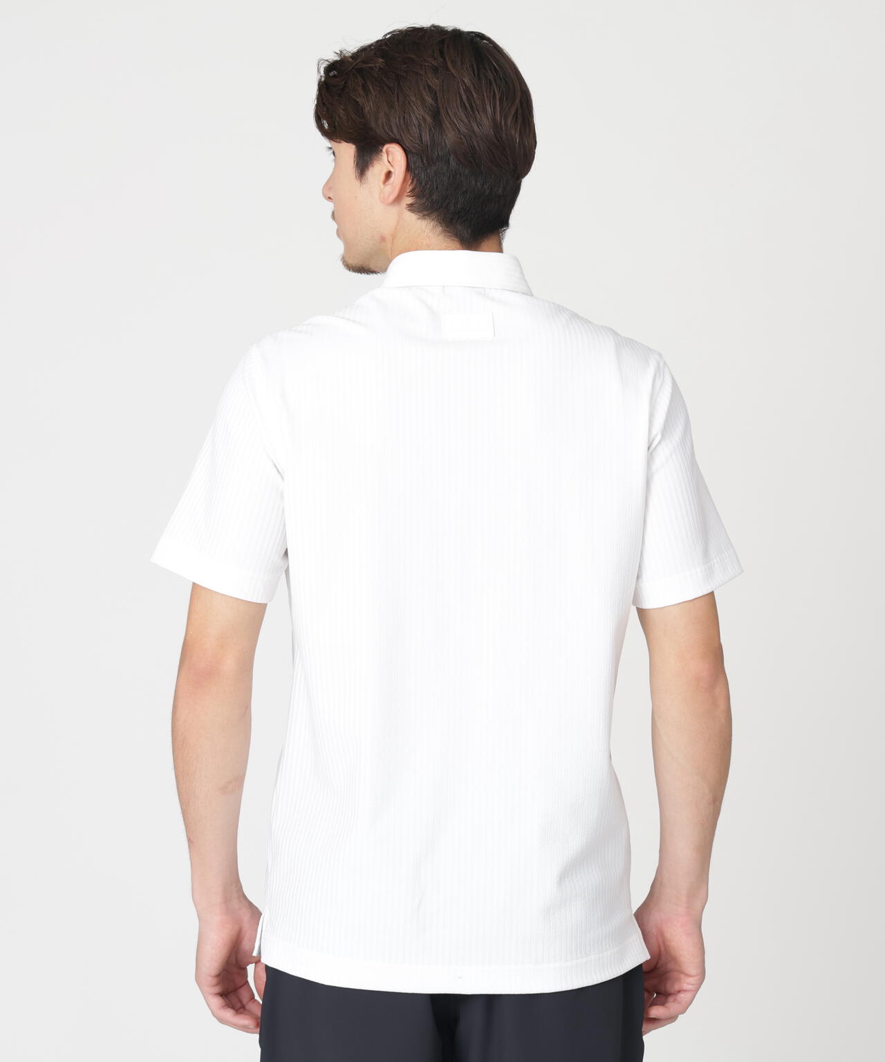 【PING APPAREL】全方向ストレッチシアサッカー半袖ポロシャツ (MENS)
